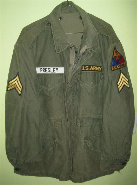 elvis army jacket replica|elvis presley panther jacket.